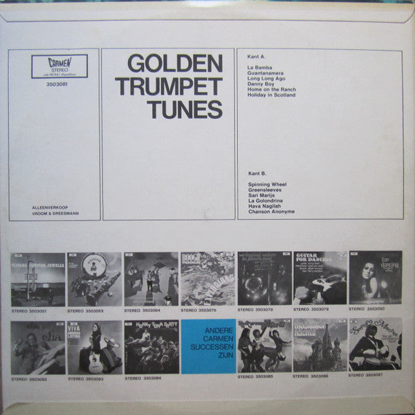 Pete Rankon - Golden Trumpet Tunes (LP) 52282 Vinyl LP Vinyl Goed / Hoes Goed