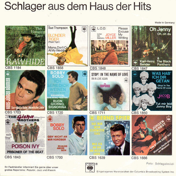 Jürgen Herbst - Good Bye, Schwarze Rose, Good Bye Vinyl Singles Vinyl Goed / Hoes Tekst