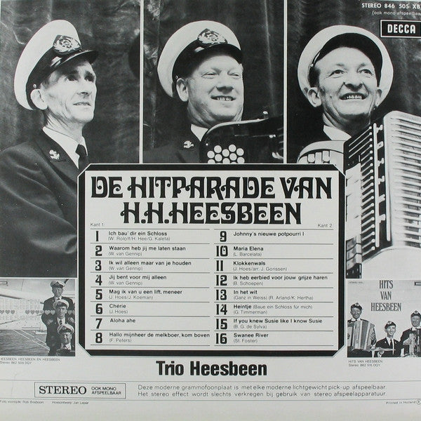 Trio Heesbeen - De Hitparade Van H.H. Heesbeen (LP) 50667 Vinyl LP Vinyl Goed / Hoes Goed