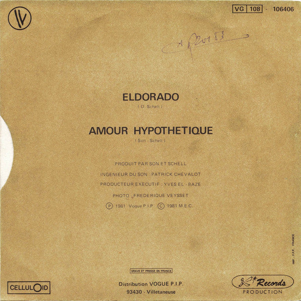 Pascall Son - Eldorado 17278 Vinyl Singles Vinyl Goed / Hoes Sticker