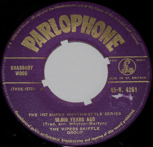 Vipers Skiffle Group - Don't You Rock Me Daddy-O 40460 Vinyl Singles Vinyl Goed / Hoes Goed