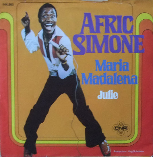 Afric Simone - Maria Madelena 39390 Vinyl Singles Vinyl Goed / Hoes Goed