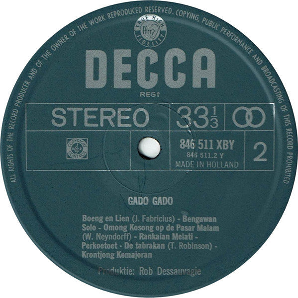 Various - Gado Gado (LP) 50221
