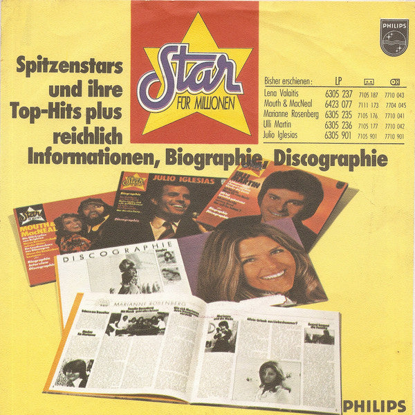 Nana Mouskouri - Schau Mich Bitte Nicht So An 02851 Vinyl Singles Vinyl Goed / Hoes Goed