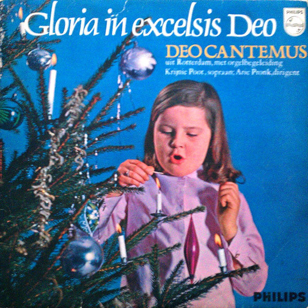 Christelijk Gemengd Koor "Deo Cantemus" Rotterdam - Gloria In Excelsis Deo (LP) Vinyl LP Vinyl Zeer Goed / Hoesje Goed "VINYLSINGLES.NL"