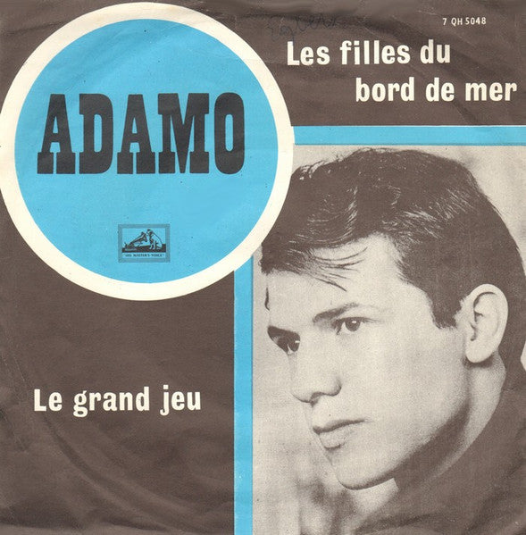 Adamo - Les Filles Du Bord De Mer Vinyl Singles Vinyl Zeer Goed / Hoesje Goed "VINYLSINGLES.NL"