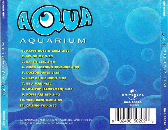 Aqua - Aquarium (CD) 70799 Compact Disc Goede Staat