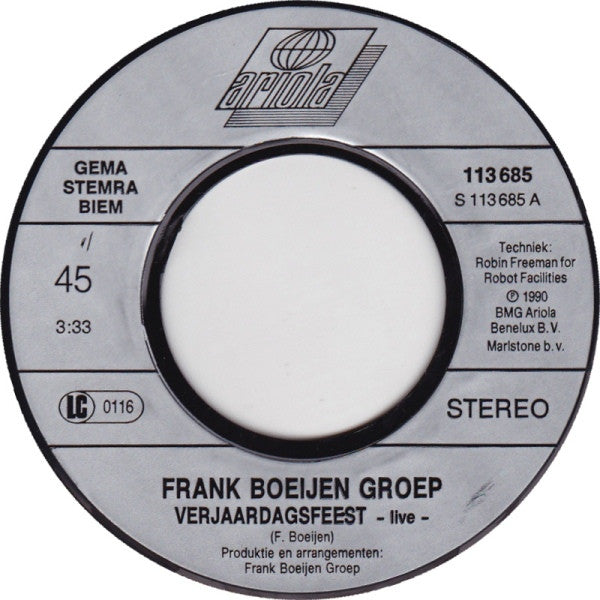 Frank Boeijen Group - Birthday Party - Live 33623