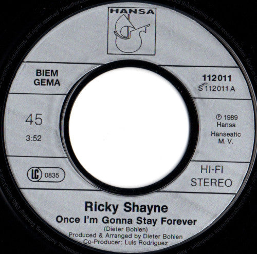 Ricky Shayne - Einmal werde ich für immer bleiben 12571
