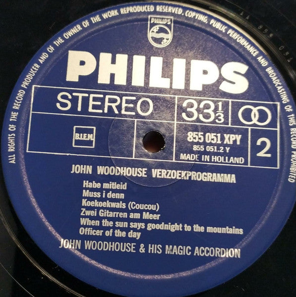 John Woodhouse - Verzoekprogramma (LP) 42731 Vinyl LP Vinyl Goed / Hoes Goed