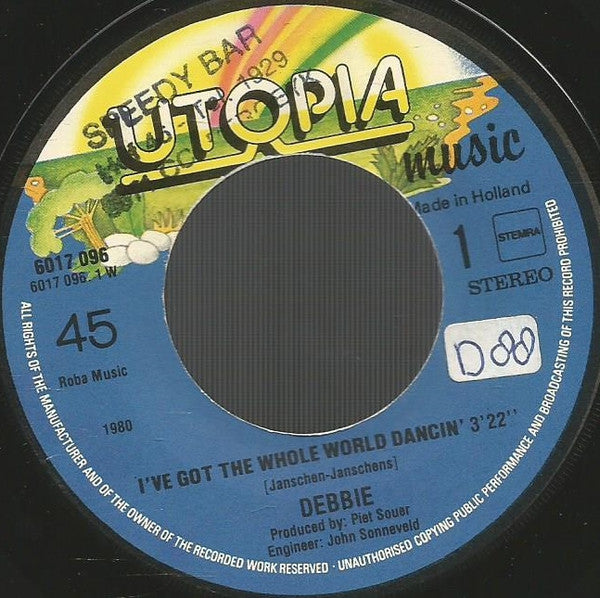 Debbie - (I've Got) The Whole World Dancing 41972 Vinyl Singles Vinyl Goed / Hoes Goed