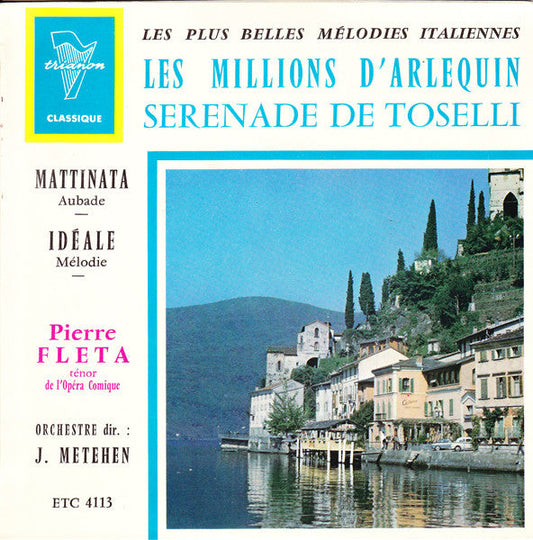 Pierre Fleta - Les Plus Belles Mélodies Italiennes 42206 Vinyl Singles EP Vinyl Goed / Hoes Goed