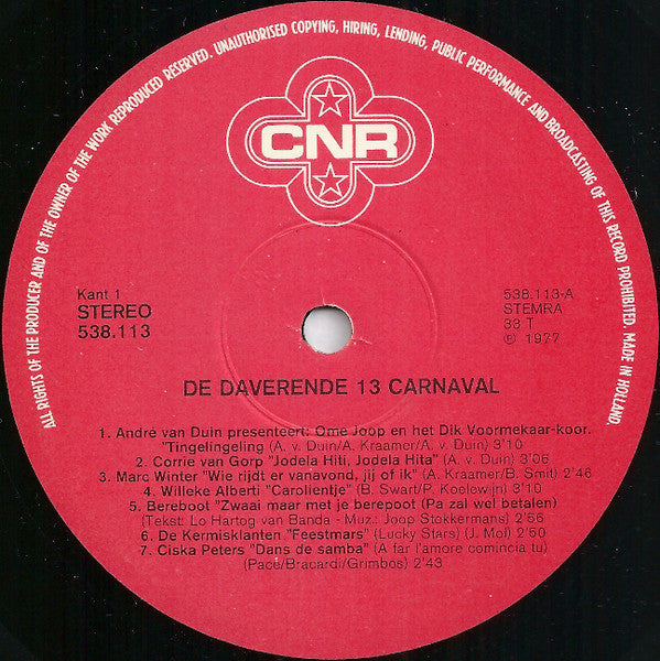 Various - The Thundering Thirteen Carnival (LP) 43202