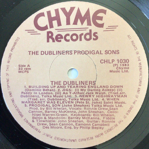 Dubliners - Prodigal Sons (LP) 46579