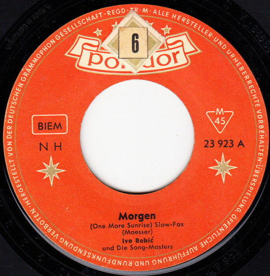 Ivo Robić Und Die Song-Masters - Morgen 15492 Vinyl Singles Vinyl Goed / Hoes Goed