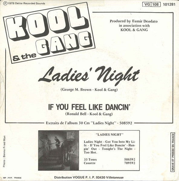 Kool & The Gang - Ladies' Night 40155 Vinyl Singles Vinyl Goed / Hoes Goed