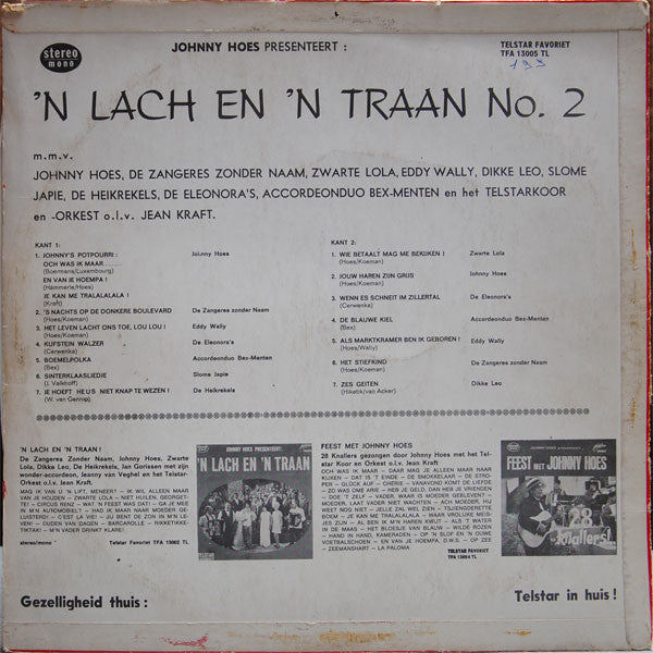 Various - n Lach En 'n Traan No. 2 (LP) 50726 Vinyl LP Vinyl Goed / Hoes Goed