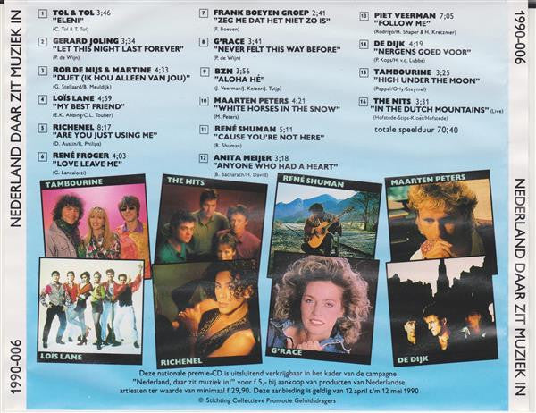 Various - Nederland, Daar Zit Muziek In (CD) 70528 Compact Disc Goede Staat