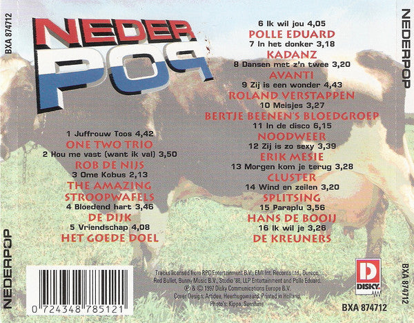 Various - Nederpop (CD) 70726 Compact Disc Goede Staat