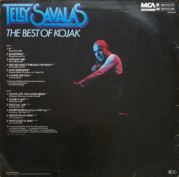 Telly Savalas - The Best Of Kojak (LP) 50573 Vinyl LP Vinyl Goed / Hoes Goed