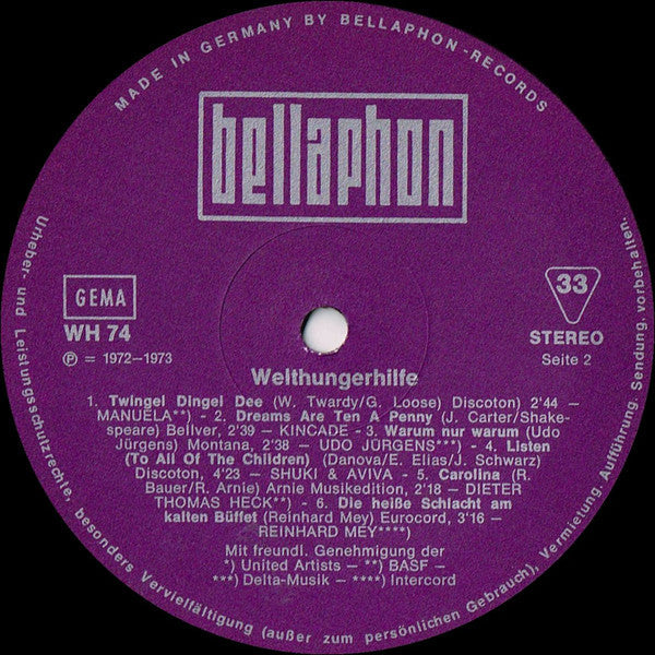 Various - Welthungerhilfe (LP) 44379