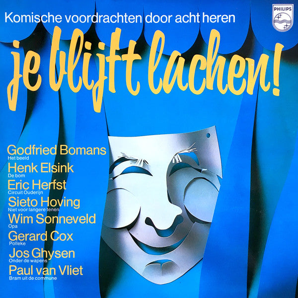 Various - Je Blijft Lachen! (LP) 43999 Vinyl LP Vinyl Goed / Hoes Goed