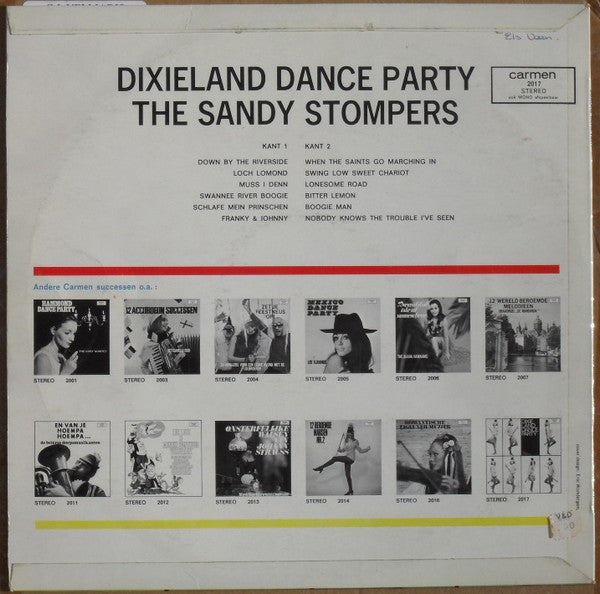 Sandy Stompers - Dixieland Dance Party (LP) 50398 Vinyl LP Vinyl Goed / Hoes Goed