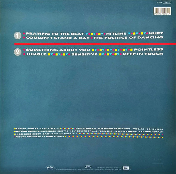 Re-Flex - The Politics Of Dancing (LP) 48584 Vinyl LP Vinyl Goed / Hoes Goed