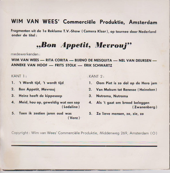 Various - Bon Appétit, Mevrouj 38446