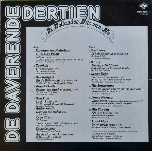 Various - De Daverende Dertien (De Hollandse Hits Van Nu) (LP) Vinyl LP Vinyl Goed / Hoes Goed