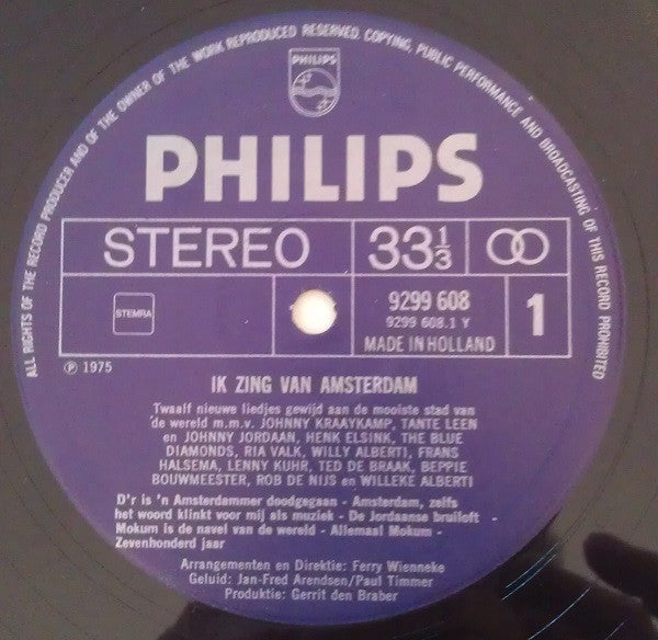 Various - I Sing From Amsterdam (LP) 46608