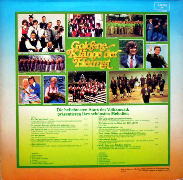 Various - Goldene Klänge Der Heimat (LP) 42419 Vinyl LP Vinyl Goed / Hoes Goed