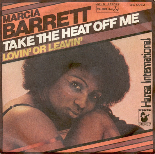 Marcia Barrett - Take The Heat Off Me 41871 Vinyl Singles Vinyl Goed / Hoes Goed
