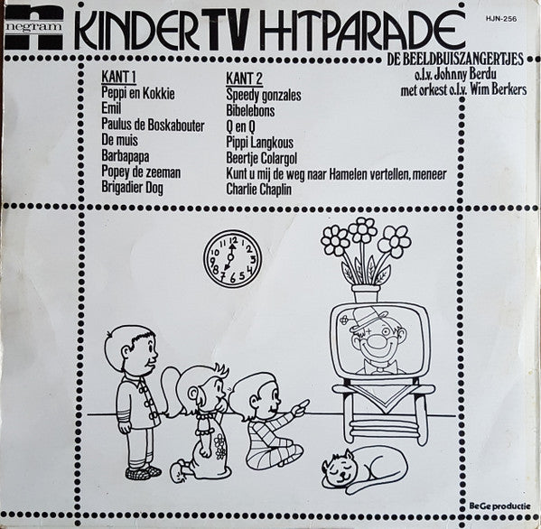 Beeldbuiszangertjes - Kinder TV Hitparade (LP) 50257 Vinyl LP Vinyl Goed / Hoes Goed