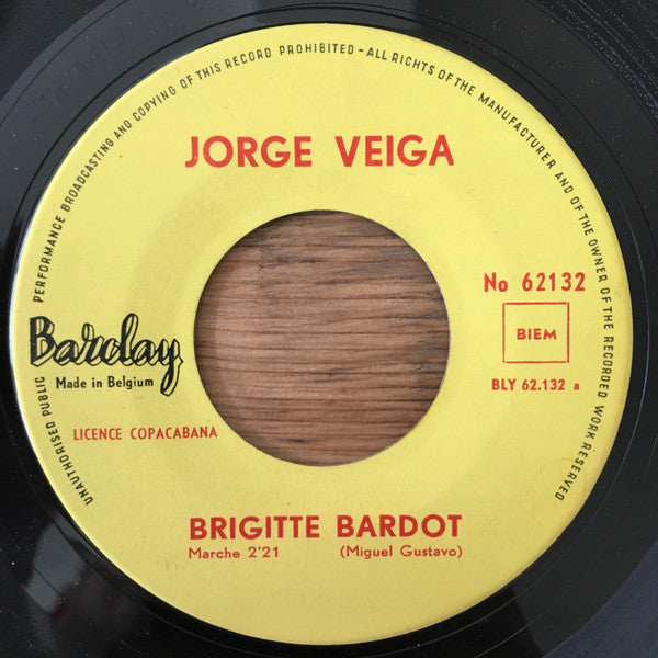 Jorge Veiga - Brigitte Bardot Vinyl Singles Vinyl Goed / Hoes Generic