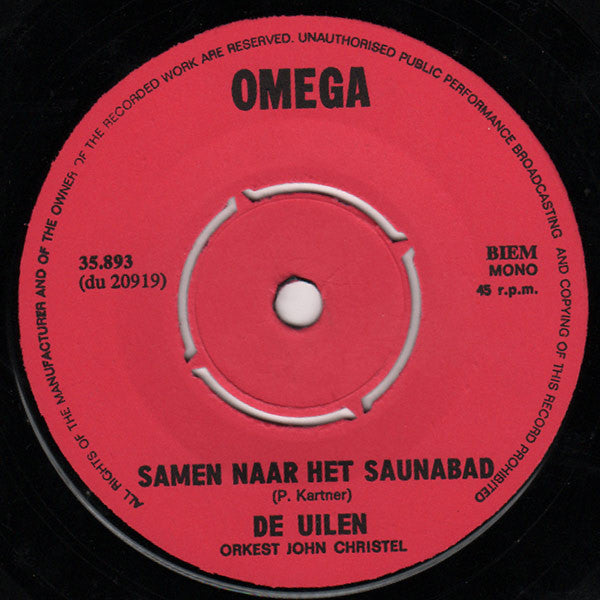 Uilen - Hallo Mijnheer Den Uil Je Onderbroek Is Vuil 14679 Vinyl Singles Vinyl Goed / Hoes Goed