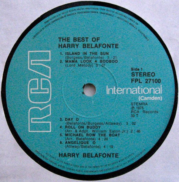 Harry Belafonte – The Best Of Harry Belafonte (LP) 49904
