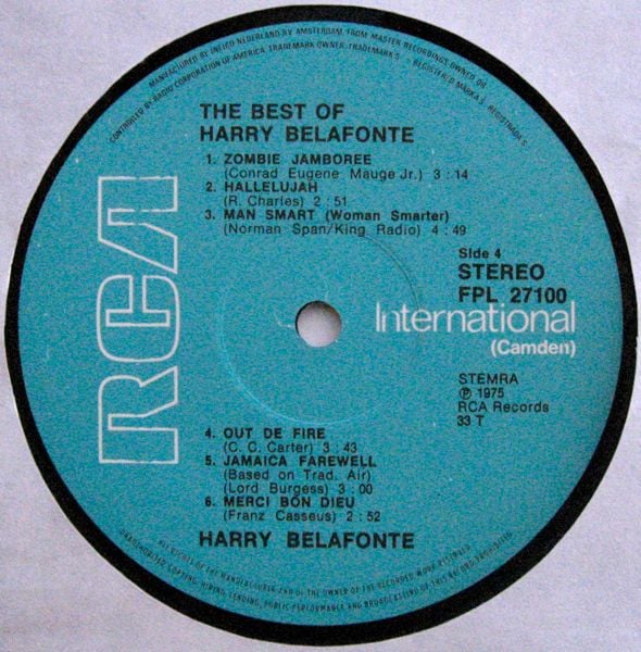 Harry Belafonte – The Best Of Harry Belafonte (LP) 49904