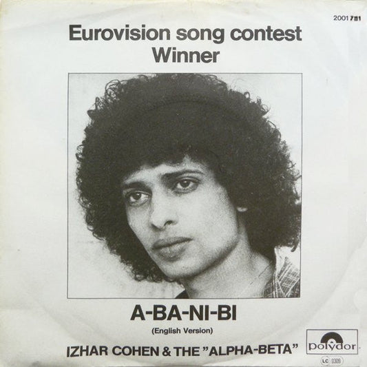 Izhar Cohen & The Alpha-Beta - A-Ba-Ni-Bi (English Version) Vinyl Singles Vinyl Goed / Hoes Goed