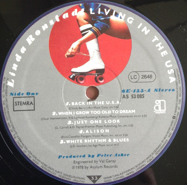 Linda Ronstadt - Living In The USA (LP) 42259