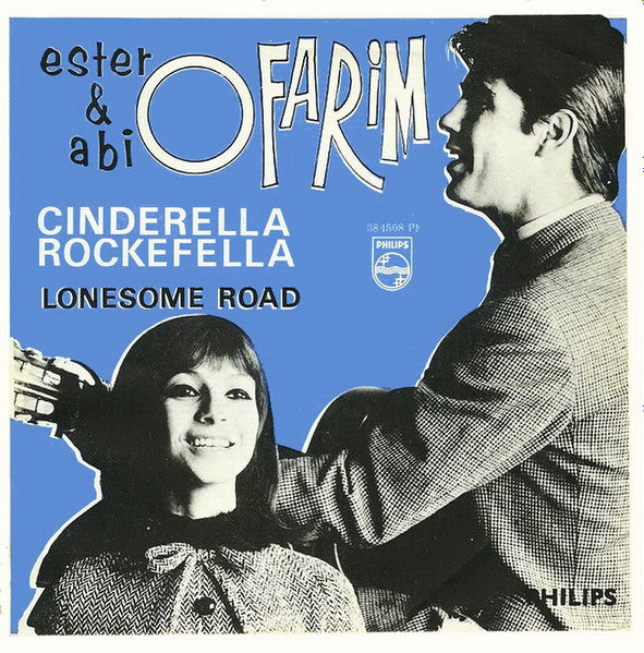 Esther & Abi Ofarim - Cinderella Rockefella Vinyl Singles Vinyl Zeer Goed / Hoesje Goed "VINYLSINGLES.NL"