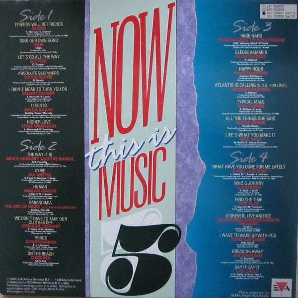 Various - Now This Is Music 5 (LP) 51493 Vinyl LP Dubbel Vinyl Goed / Hoes Goed