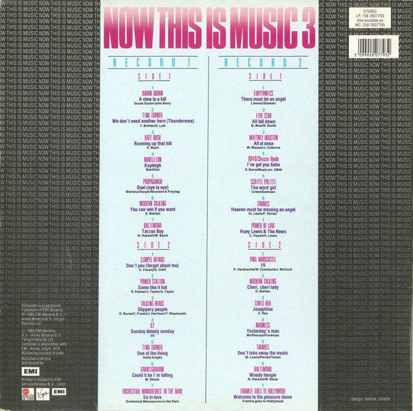 Various - Now This Is Music 3 (LP) 52398 Vinyl LP Dubbel Vinyl Goed / Hoes Goed