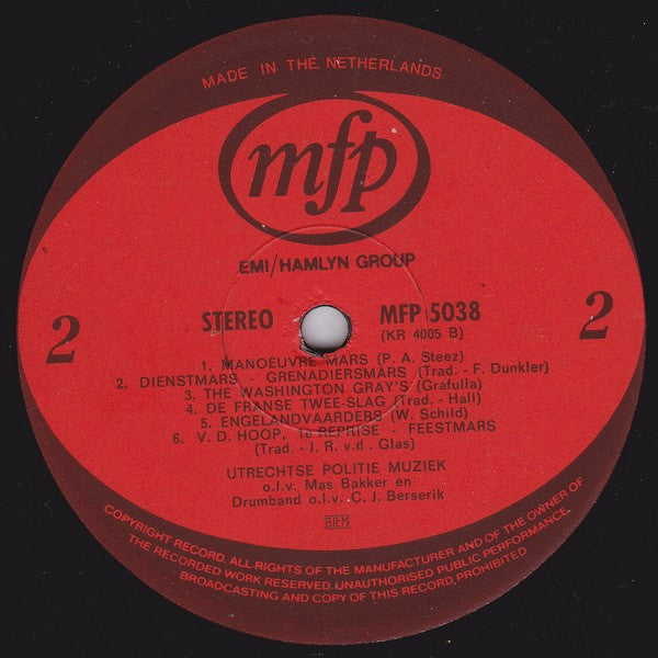 Utrecht Police Band – Utrecht Police Music (LP) 40991