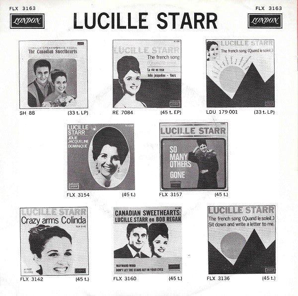 Lucille Starr - Chante Encore Dans La Nuit 36836 Vinyl Singles Vinyl Goed / Hoes Goed