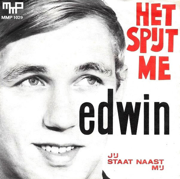 Edwin Rutten - Het Spijt Me Vinyl Singles Vinyl Zeer Goed / Hoesje Goed "VINYLSINGLES.NL"