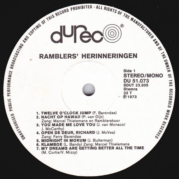 Ramblers - Ramblers' Memories (LP) 48974