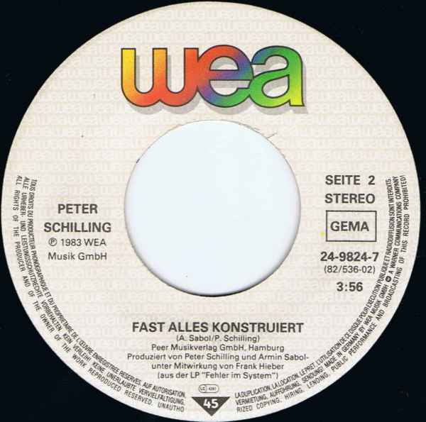 Peter Schilling - Die Wüste lebt 03207