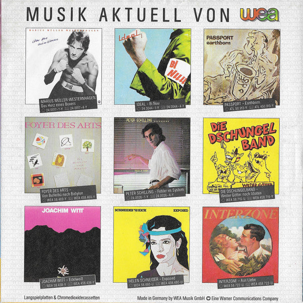Peter Schilling - Die Wuste lebt 41241 Vinyl Singles Vinyl Goed / Hoes Sticker
