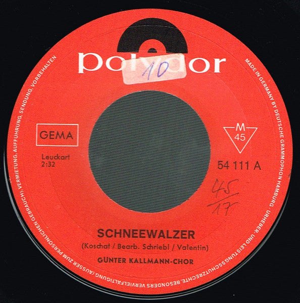 Günter-Kallmann - Chor Schneewalzer 15975